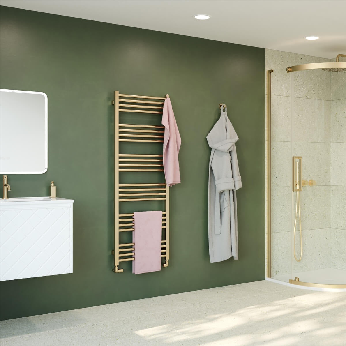Straight Designer Heated Towel Rails