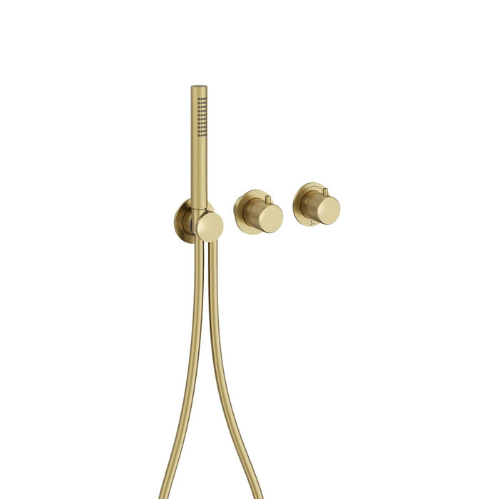 Crosswater Module 3ONE6 2 Outlet Thermostatic Concealed Shower Valve With Trim set And Shower Handset