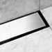 UniSlope 1K Polished Stainless Steel Long Linear Drain