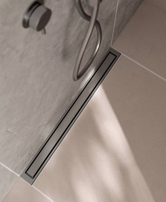 UniSlope 1K Polished Stainless Steel Short Linear Drain