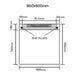 UniSlope 1K Polished Stainless Steel Short Linear Drain