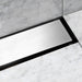 UniSlope 1K Polished Stainless Steel Short Linear Drain