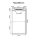 UniSlope 1K Short Linear Drain HighLine Cassette & 15mm