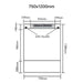 UniSlope 1K Short Linear Drain HighLine Cassette & 15mm