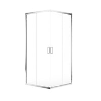 Sonas Strata 6mm Double Door Corner Entry Shower Door - Chrome
