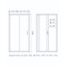 Sonas Strata 6mm Sliding Shower Door - Chrome