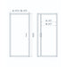 Sonas Strata 6mm Pivot Shower Door - Chrome