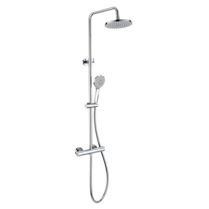 Sonas Strata Round Thermostatic Shower Kit - Chrome