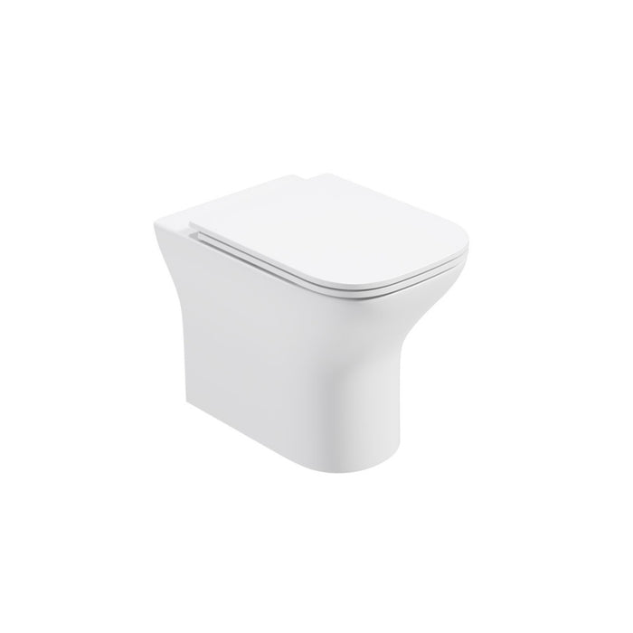 Sonas Sophia Back To Wall Toilet With Seat - White