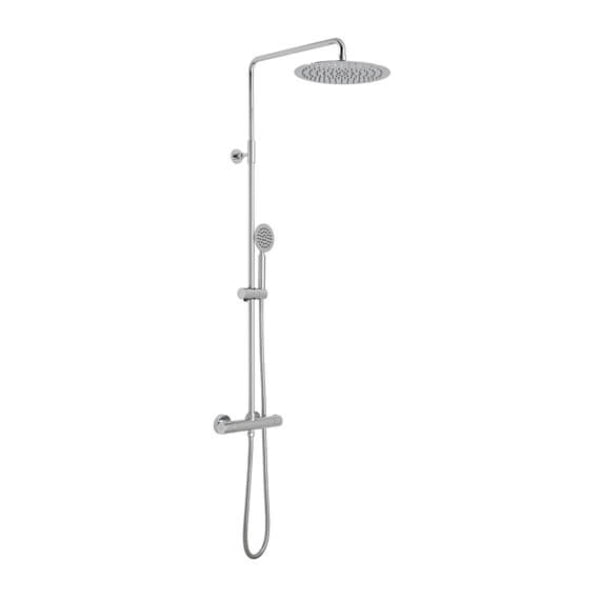 Vado Aquablade Adjustable Round Thermostatic Shower column