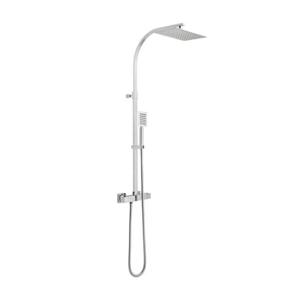 Vado Aquablade Adjustable Square Thermostatic Shower column