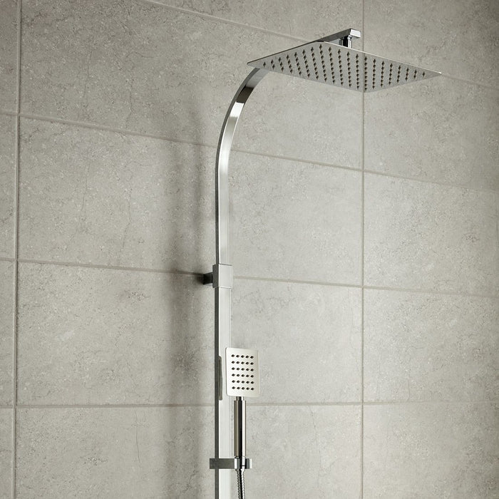 Vado Aquablade Adjustable Square Thermostatic Shower column
