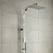 Vado Aquablade Adjustable Square Thermostatic Shower column