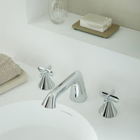 Vado Arrondi Deck Mounted 3 Hole Basin Mixer Tap