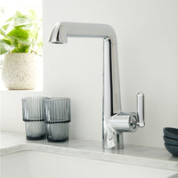 Vado Arrondi Deck Mounted Kitchen Mixer Tap With Lever