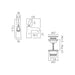 Vado Arrondi Deck Mounted Mini Mono Basin Mixer Tap