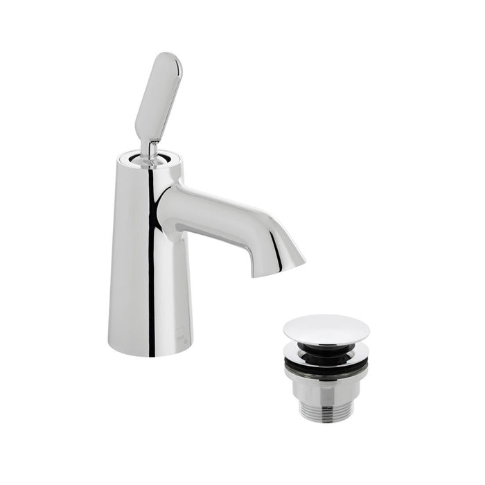 Vado Arrondi Deck Mounted Mini Mono Basin Mixer Tap