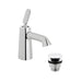 Vado Arrondi Deck Mounted Mini Mono Basin Mixer Tap