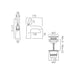 Vado Arrondi Deck Mounted Mono Basin Mixer Tap