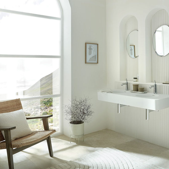 Vado Arrondi Deck Mounted Mono Basin Mixer Tap