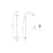 Vado Atmosphere Adjustable Round Thermostatic Shower column