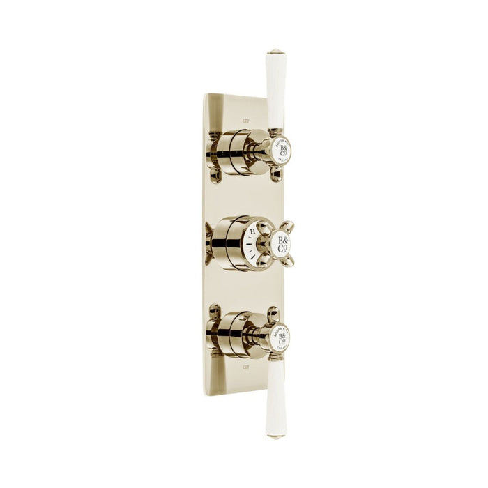 Vado Axbridge 2 Outlet 3 Handle Thermostatic Concealed