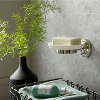 Vado Axbridge Ceramic Soap Dish And Holder - Soap Dishes &