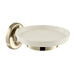 Vado Axbridge Ceramic Soap Dish And Holder - Bright Nickel