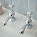 Vado Axbridge Crosshead Basin Pillar Taps - Basin Pillar