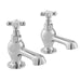 Vado Axbridge Crosshead Bath Pillar Taps - Chrome - Bath
