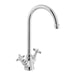 Vado Axbridge Crosshead Kitchen Mixer Tap - Chrome - All
