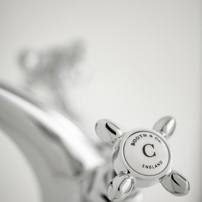 Vado Axbridge Crosshead Mono Basin Mixer Tap With Pop-Up