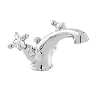 Vado Axbridge Crosshead Mono Basin Mixer Tap With Pop-Up