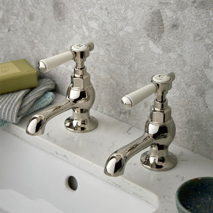 Vado Axbridge Lever Basin Pillar Taps - Basin Pillar Taps