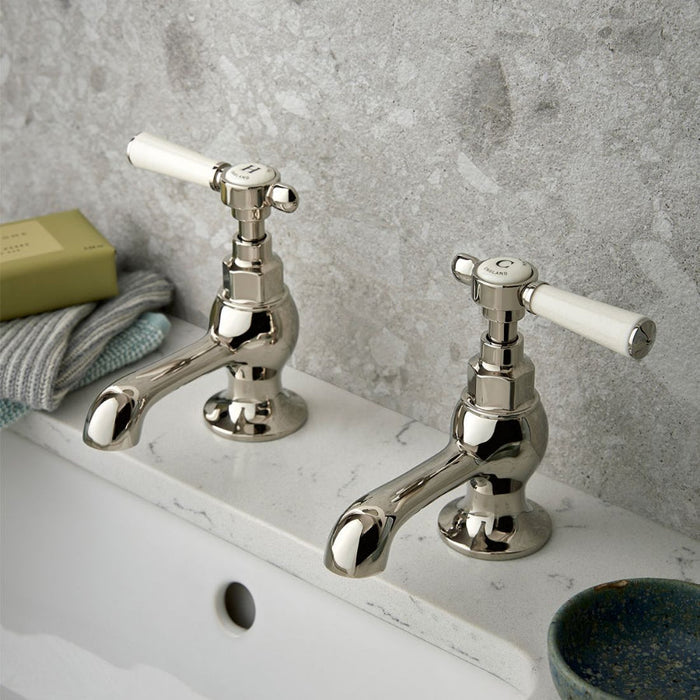 Vado Axbridge Lever Basin Pillar Taps - Basin Pillar Taps