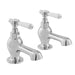 Vado Axbridge Lever Bath Pillar Taps - Chrome - Bath Pillar