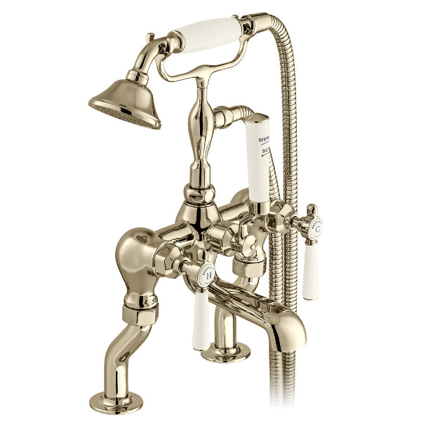 Vado Axbridge Lever Bath Shower Mixer Tap With Shower Kit