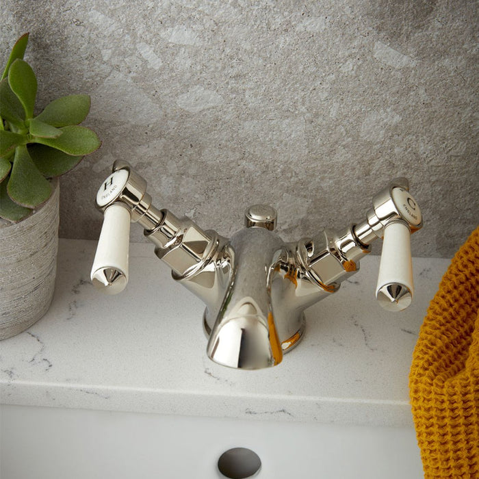 Vado Axbridge Lever Mono Basin Mixer Tap With Pop-Up Basin