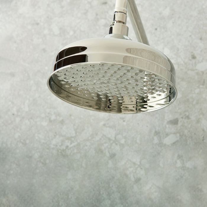 Vado Axbridge Round Shower Head And Arm - 200mmø - Shower