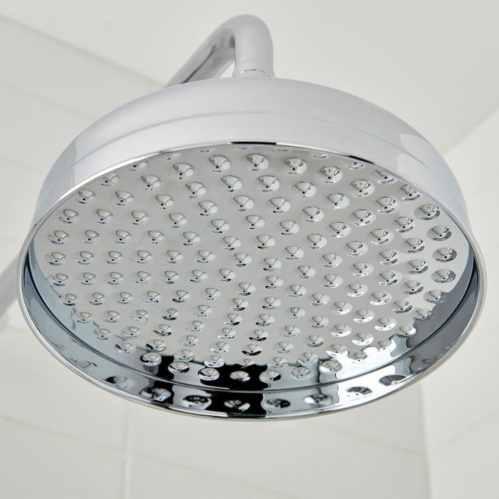 Vado Axbridge Round Shower Head And Arm - 200mmø - Shower
