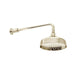 Vado Axbridge Round Shower Head And Arm - 200mmø - Bright