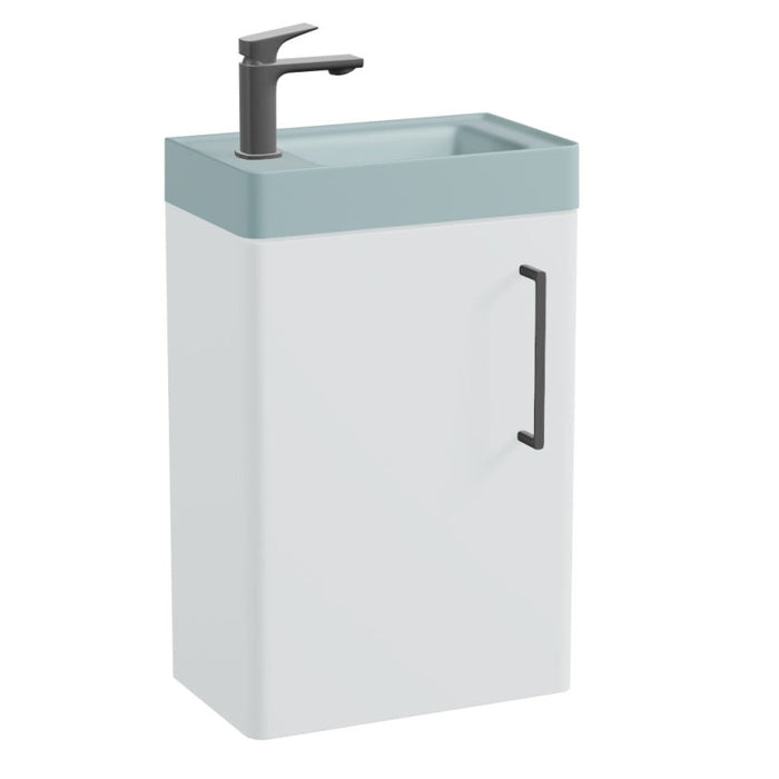 Vado Cameo 1 Door Wall Hung Vanity Unit With Mineral Cast