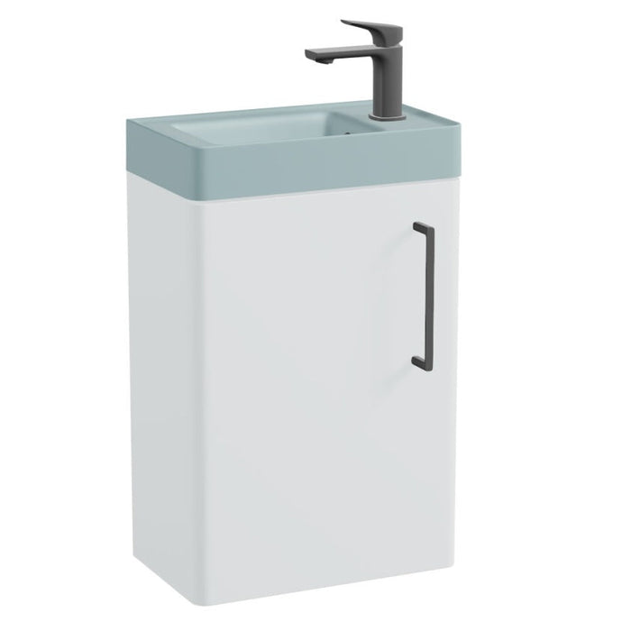 Vado Cameo 1 Door Wall Hung Vanity Unit With Mineral Cast