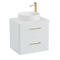 Vado Cameo 2 Drawer Wall Hung Vanity Unit With Worktop