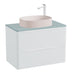 Vado Cameo 2 Drawer Wall Hung Vanity Unit With Worktop