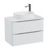 Vado Cameo 2 Drawer Wall Hung Vanity Unit With Worktop
