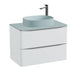 Vado Cameo 2 Drawer Wall Hung Vanity Unit With Worktop