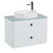 Vado Cameo 2 Drawer Wall Hung Vanity Unit With Worktop