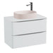 Vado Cameo 2 Drawer Wall Hung Vanity Unit With Worktop