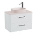 Vado Cameo 2 Drawer Wall Hung Vanity Unit With Worktop